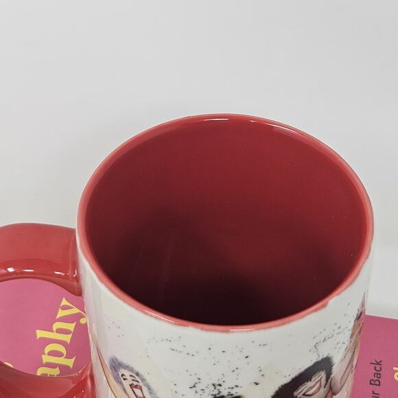 Jill Neal Gallery Mug Wild Women Coffee Dancing Ladies White/ Red C15 - Picture 4 of 6